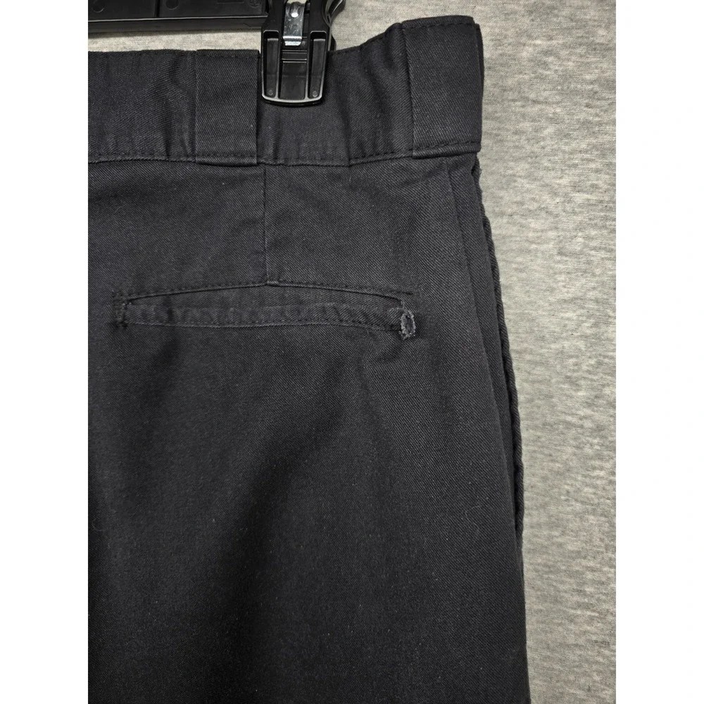 Dickies WP882 Slim Straight Work Pants Black 34x34 Men's Work Wear Flaws
